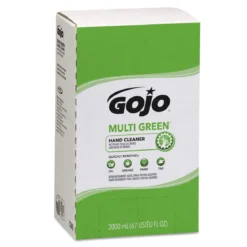 GOJO® Multi Green® Gel Multi-Purpose Hand Cleaner w/ Natural Pumice Scrubbers (2000 ml Bag-In-Box PRO™ TDX™ Dispenser Refills) - Case of 4