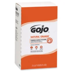 GOJO® Natural Orange Pumice Hand Cleaner (2000 ml Bag-in-Box Refills) - Case of 4
