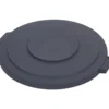 Gray Lid (#34105603) for the Carlisle® Bronco™ 55 Gallon Trash Containers - Case of 2