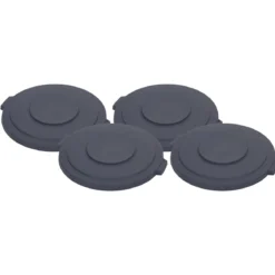 Gray Lid (#34103323) for the Carlisle® Bronco™ 32 Gallon Trash Containers - Case of 4