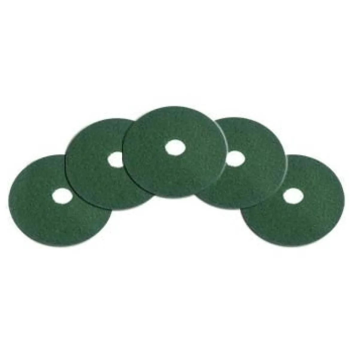 13" Green Deep Scrubbing Floor Pads - Case of 5