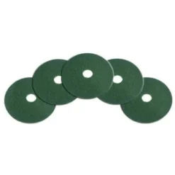 16" Green Heavy Duty Deep Scrubbing Floor Pads - Case of 5