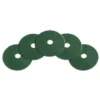 17" Green Heavy Duty Floor Scrubbing Pads - Case of 5