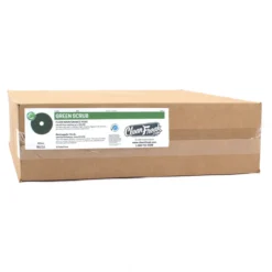 12" Green Heavy Duty Scrub & Top Layer Floor Removal Pads - Case of 5