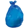 Heritage Bag™ 23 Gallon Blue Low Density Flat Pack Trash Can Liners (31" x 45" | 1.5 Mil) - Case of 100