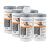 Hospeco® FLEX® Wipes Disinfectant Wipes (7” x 8” | 75 Wipe Canisters) - Case of 6
