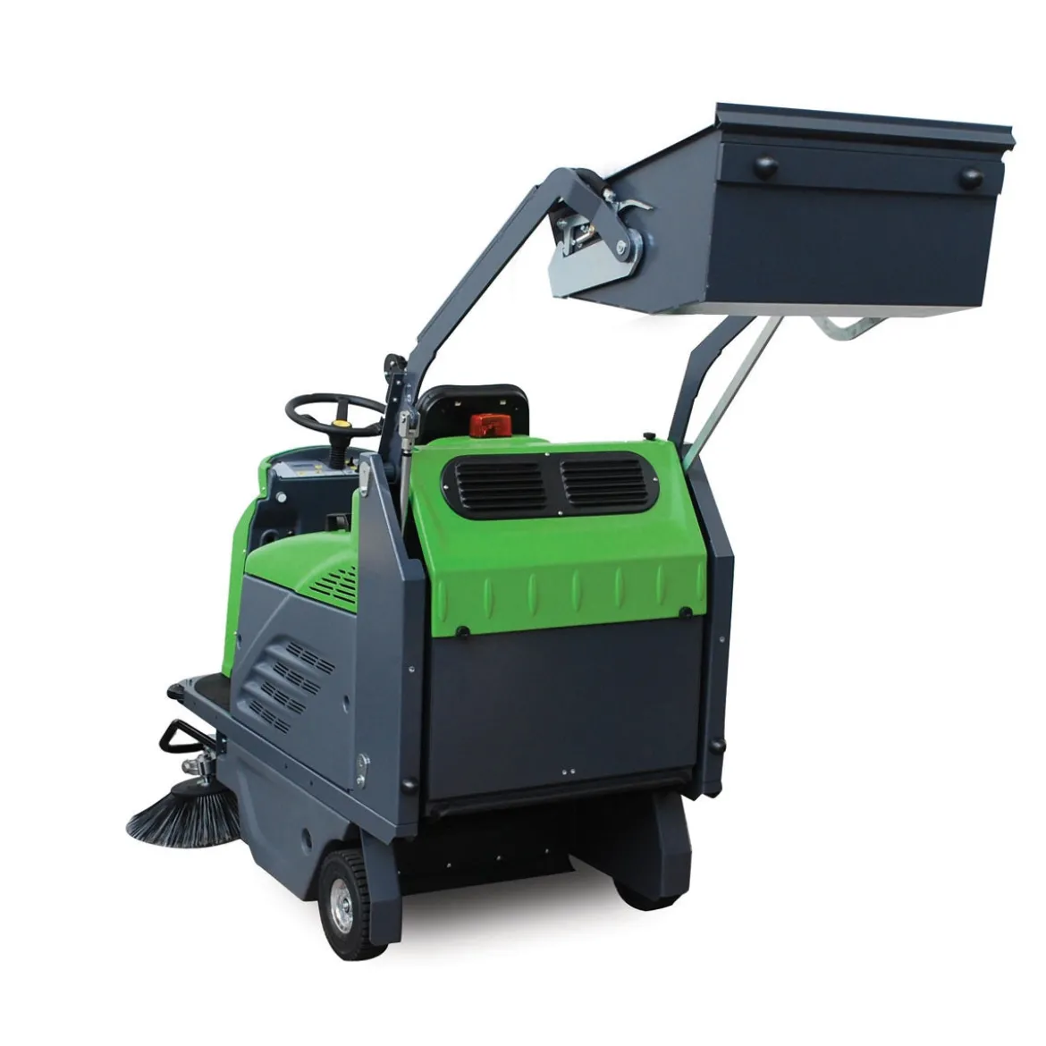 IPC Eagle 1280 Battery Powered Rider Vacuum Sweeper - 48" Sweeping Path