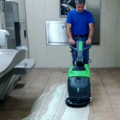 IPC Eagle CT15B Battery Powered Compact 14" Auto Floor Scrubber w/ Brush - 4 Gallons