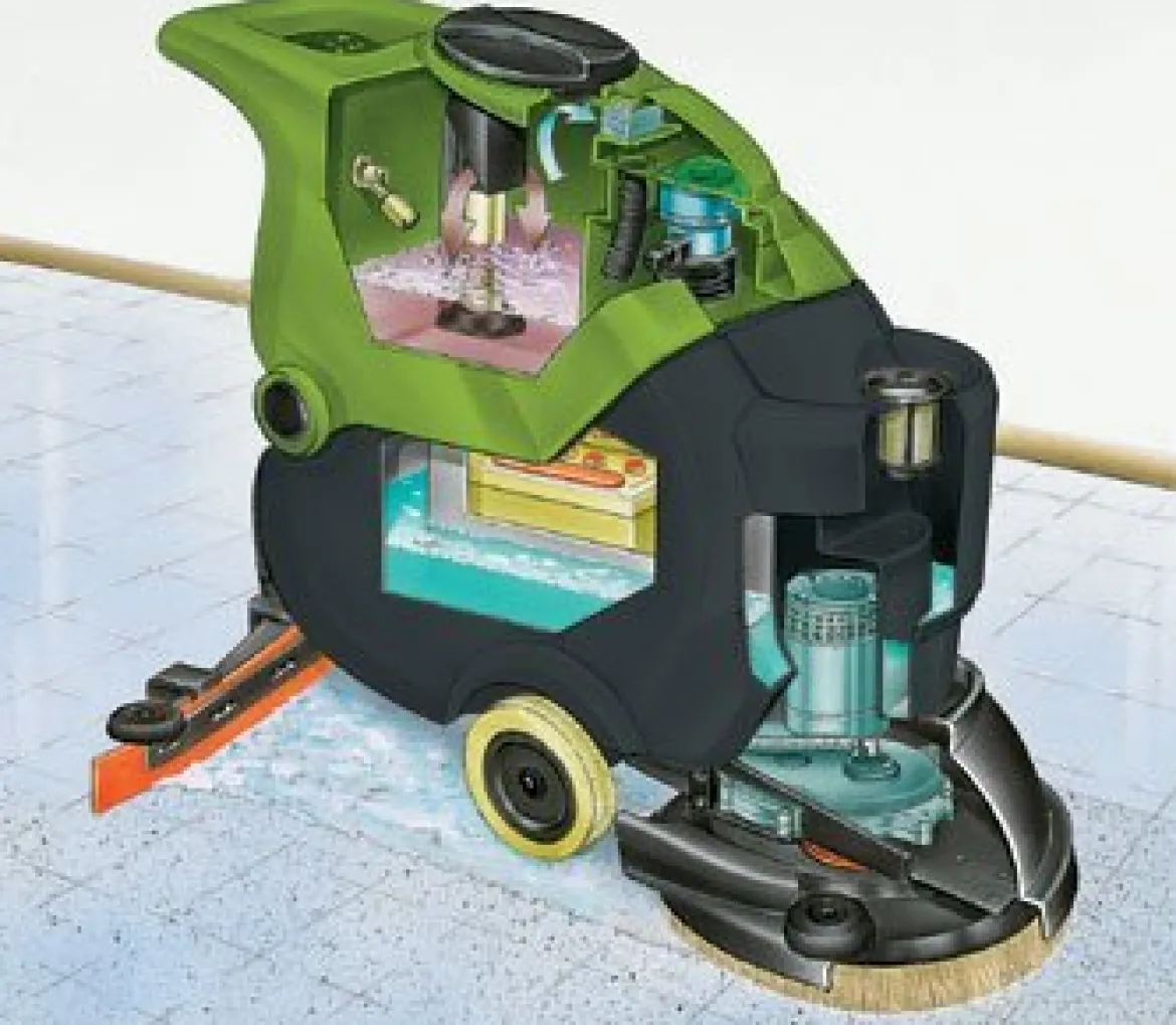 IPC Eagle CT40 Brush Driven 20" Auto Scrubber w/ Brush - 10 Gallons