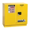 Justrite® Sure-Grip® Yellow Under Counter 1 Shelf Fire Safety Cabinet (#892300) - 22 Gallon