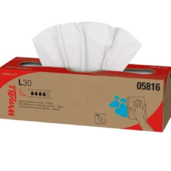 KC WypAll® L30 White Disposable Wipes in a Box (#05816) - Case of 720