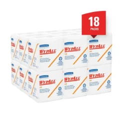 KC WypAll® XL40 White Disposable Wipes in a Box (#05701) - Case of 1008