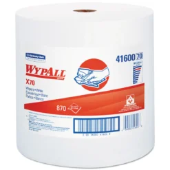 KC WypAll® X70 White Disposable Wipes on a Roll (#41600) - Case of 870