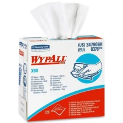 KC WypAll® X60 White Disposable Wipes in a Box (#34790) - Case of 1260