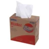 KC WypAll® X70 White Disposable Wipes in a Box (#41455) - Case of 1000