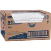 KC WypAll® X80 White w/ Blue Stripe Disposable Foodservice Wipes (#06280) - Case of 150