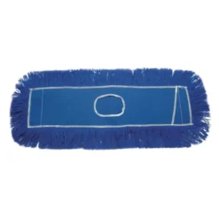 Kelsan 36" Electrostatically Charged Blue Synthetic Dust Mop - Cut Ends