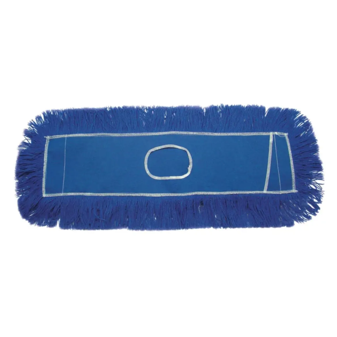 Kelsan 24" Electrostatically Charged Blue Synthetic Dust Mop - Cut Ends