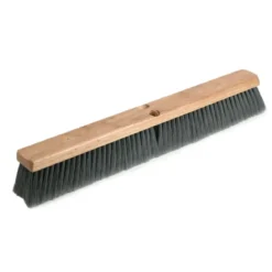 Kelsan 36" Gray Poly Bristle Medium Sweep Push Broom