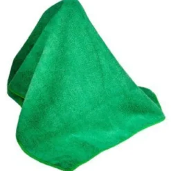 Kelsan Green Kitchen & Restaurant Microfiber Rags (16" x 16") - Pack of 10