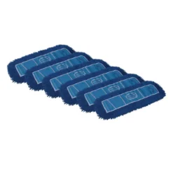 Kelsan 72" Infinity Twist Quick-Change Blue Yarn Dust Mop (Looped End) - Case of 6