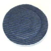 Kelsan 17" Microfiber Carpet Scrubbing Bonnet w/ Agitation Stripes for Heavy Duty Soils