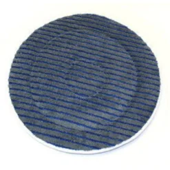 Kelsan 17" Microfiber Carpet Scrubbing Bonnet w/ Agitation Stripes for Heavy Duty Soils