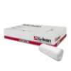 Kelsan Tuff-Sack 55 Gallon Clear High Density Coreless Garbage Bags (43" x 48" | 15 Microns) - Case of 200