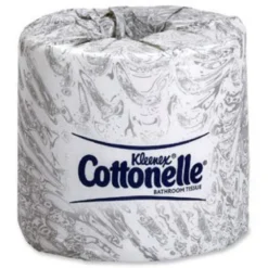 Kleenex® #17713 Cottonelle® 1-Ply Bathroom Tissue (4.09" x 4.0" | 506 Sheets | 168') - 60 Rolls