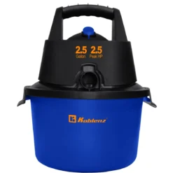 Koblenz® Wet/Dry Vacuum Plus Blower w/ Hose, Wall Mount, Crevice & Pickup Tools - 2.5 Gallon