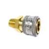 3/8" Legacy Brass Female Quick Disconnect Socket Coupler w/ Male Pipe Thread (MPT)