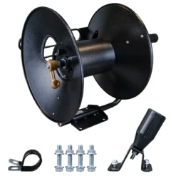 Legacy Steel Fixed Base Hose Reel for 3/8” x 200’ Pressure Washer Hoses