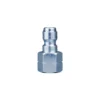 1/4" Legacy Zinc-Plated Steel Male Quick Connect Plug Coupler w/ Female Pipe Thread (FPT)