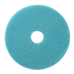 20" Luster Lite Blue High Gloss Floor Burnishing Pads - Case of 5