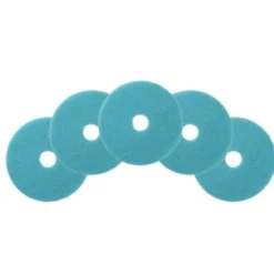 28" Luster Lite Blue Propane Burnisher Floor Polishing Pads - Case of 5