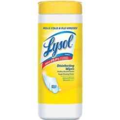 Lysol® Lemon & Lime Blossom Disinfecting Wipes (7" x 8" | 35 Wipe Canisters) - Case of 12