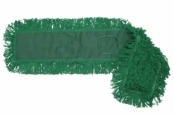 18" MaxiDust™ Green Cotton Loop-End Dust Mops - Case of 12
