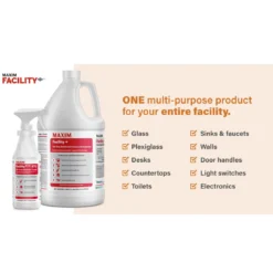Maxim® Facility+™ One-Step Disinfectant Cleaner & Deodorant (32 oz, 64 oz & 1 Gallon Options)