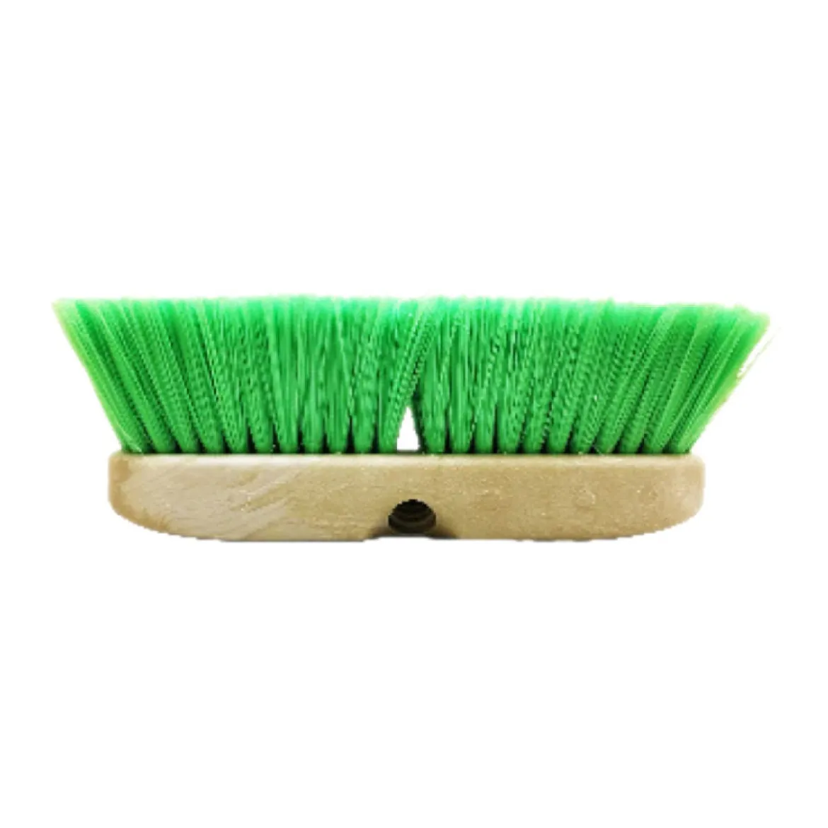 Milwaukee Dustless 10" Green Car, Truck & Vehicle Scrub Brush w/ Flagged Polyester Bristles
