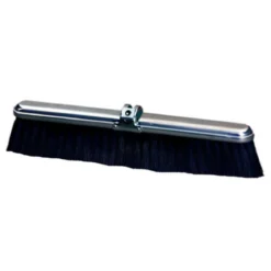 Milwaukee Dustless 24" Janitorial Industrial Push Broom (Poly Bristles, Stiff Center & Fine Border) - Case of 12