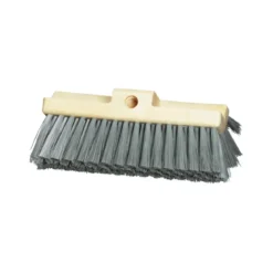 Milwaukee Dustless 10" Multi Surface Grey Deck Scrub Brush w/ Polystyrene Bristles - Case of 6