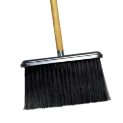 Milwaukee Dustless 11" Steel Back Upright Broom w/ Black Polypropylene Bristles (Straight Trim)