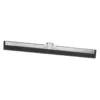 Milwaukee Dustless 18" Straight Moss Rubber Double Bladed Push Floor Squeegee w/ Steel Housing - Case of 12