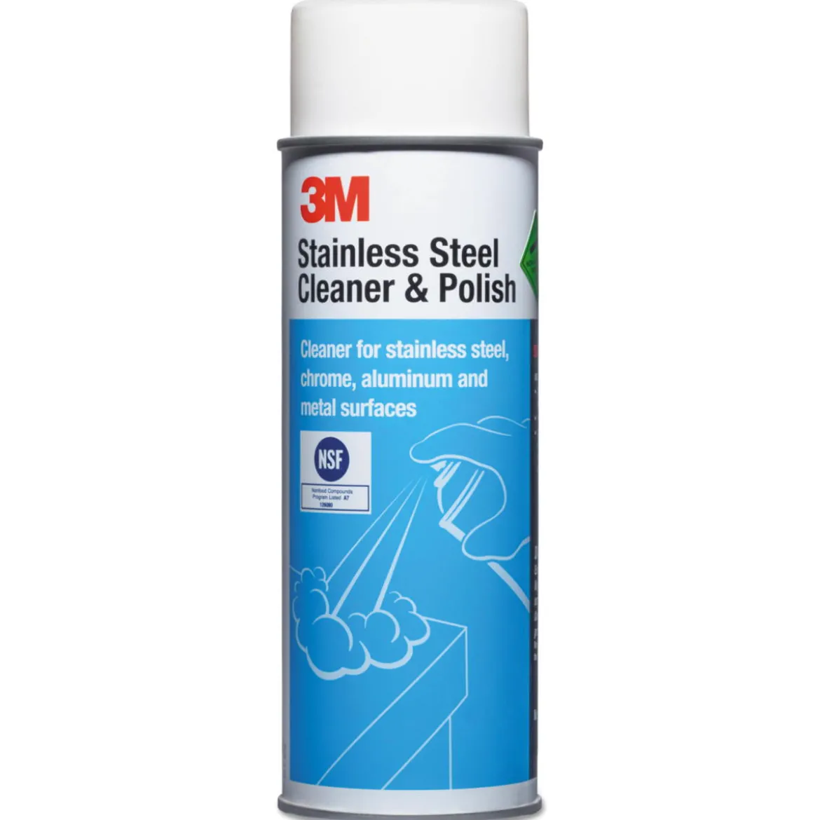 3M™ Stainless Steel Cleaner & Polish (21 oz Aerosol Cans) - Case of 12