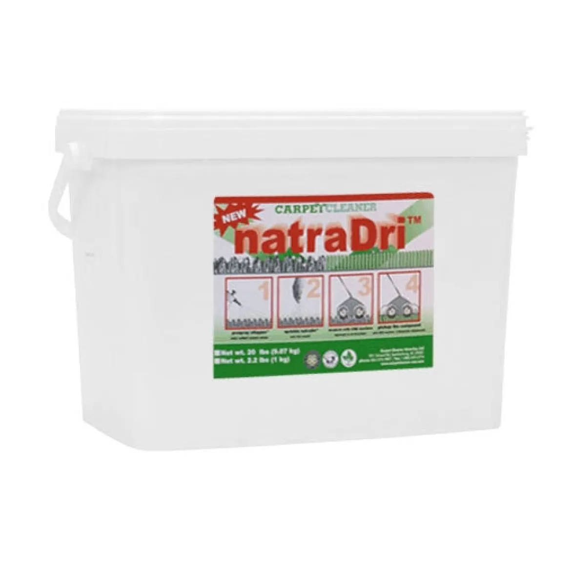 NatraDri Cleaning Compound for CRB Scrubbers - 20 lb Bucket