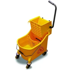 O'Cedar® MaxiPlus® Side Press Mop Bucket & Wringer w/ Divider - 36 Quart