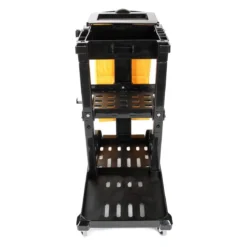O'Cedar® 3 Shelf Janitor Cleaning Cart (#96980) - Black