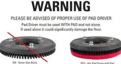 12" Pad Drivers for the CleanFreak® 'Performer 24' Auto Scrubber