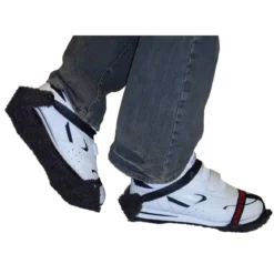 Paws Black Strap-On Floor Stripping Traction Soles for Shoes