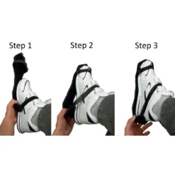 Paws Black Strap-On Floor Stripping Traction Soles for Shoes
